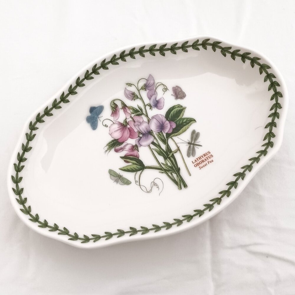 New Portmeirion Pickle Dish 8.5 inches - Sweet Pea